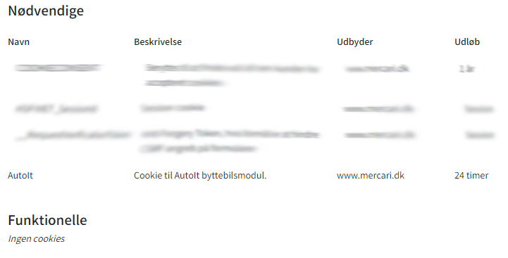 Byttebilsmodul AutoIt Cookie